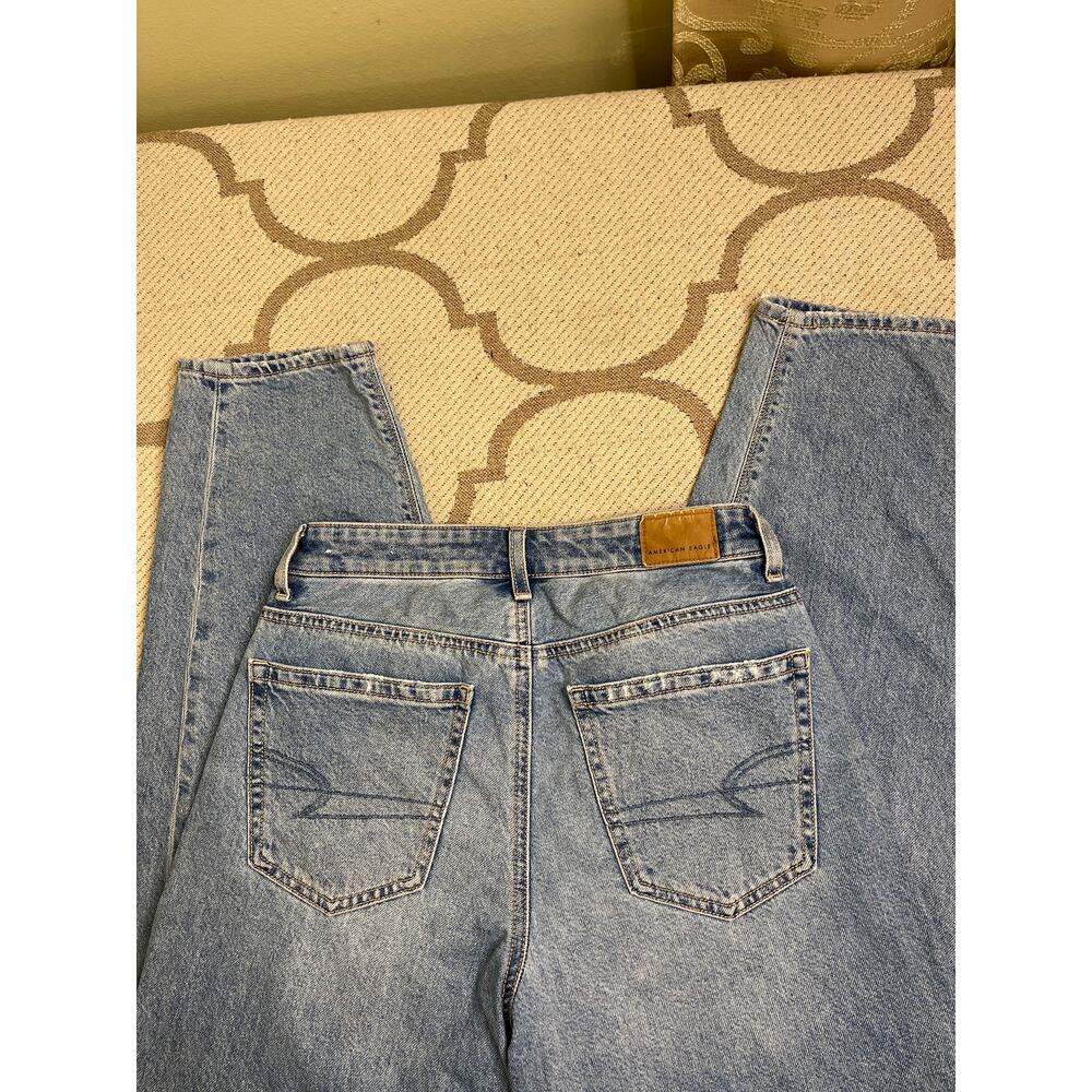 American Eagle Outfitters Balloon Blue Jean, size 0 short - Picture 2 of 14